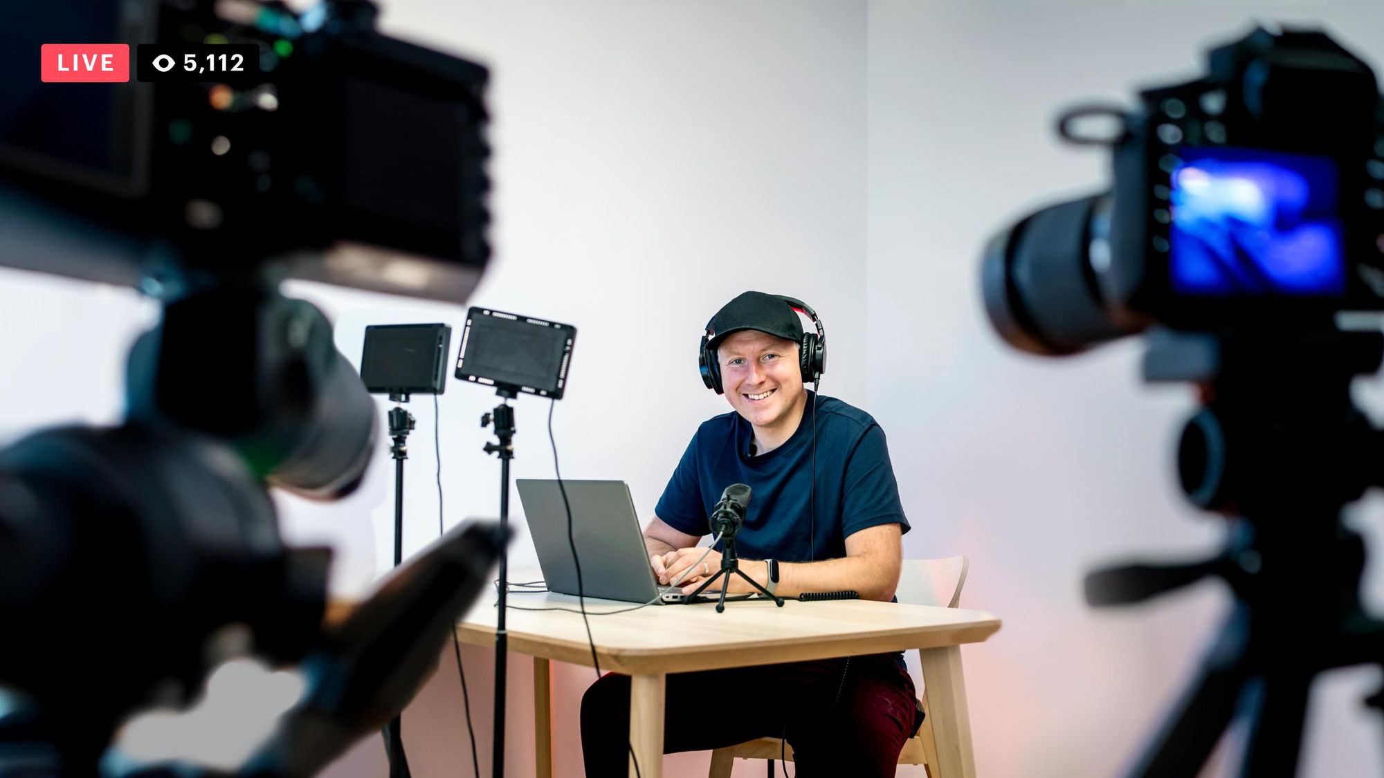 Multi-camera live streaming