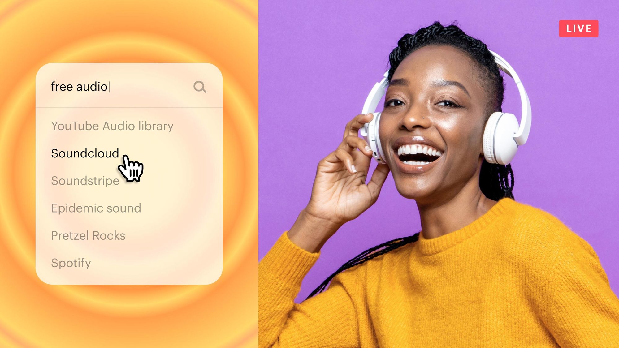 How to add royalty-free music to your live streams