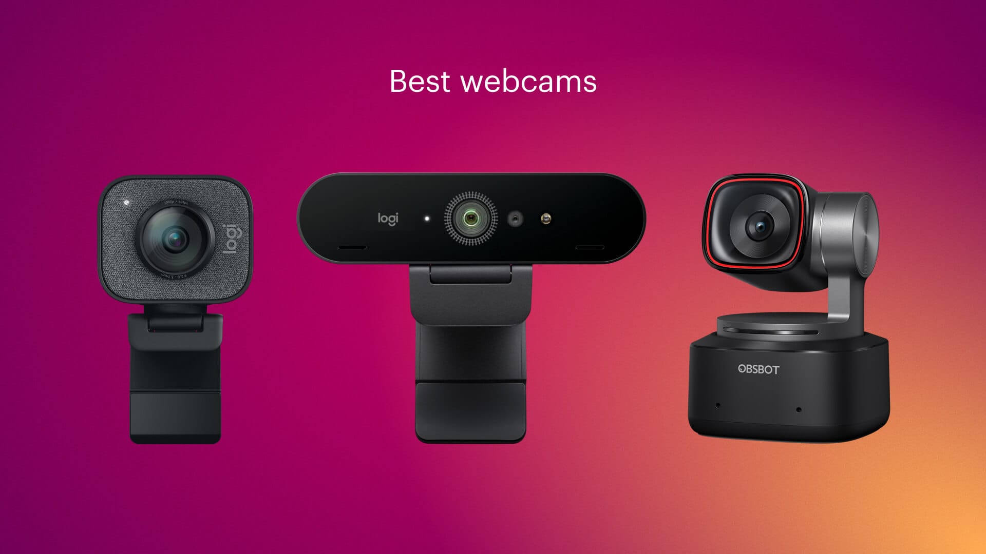 Best webcams for streaming