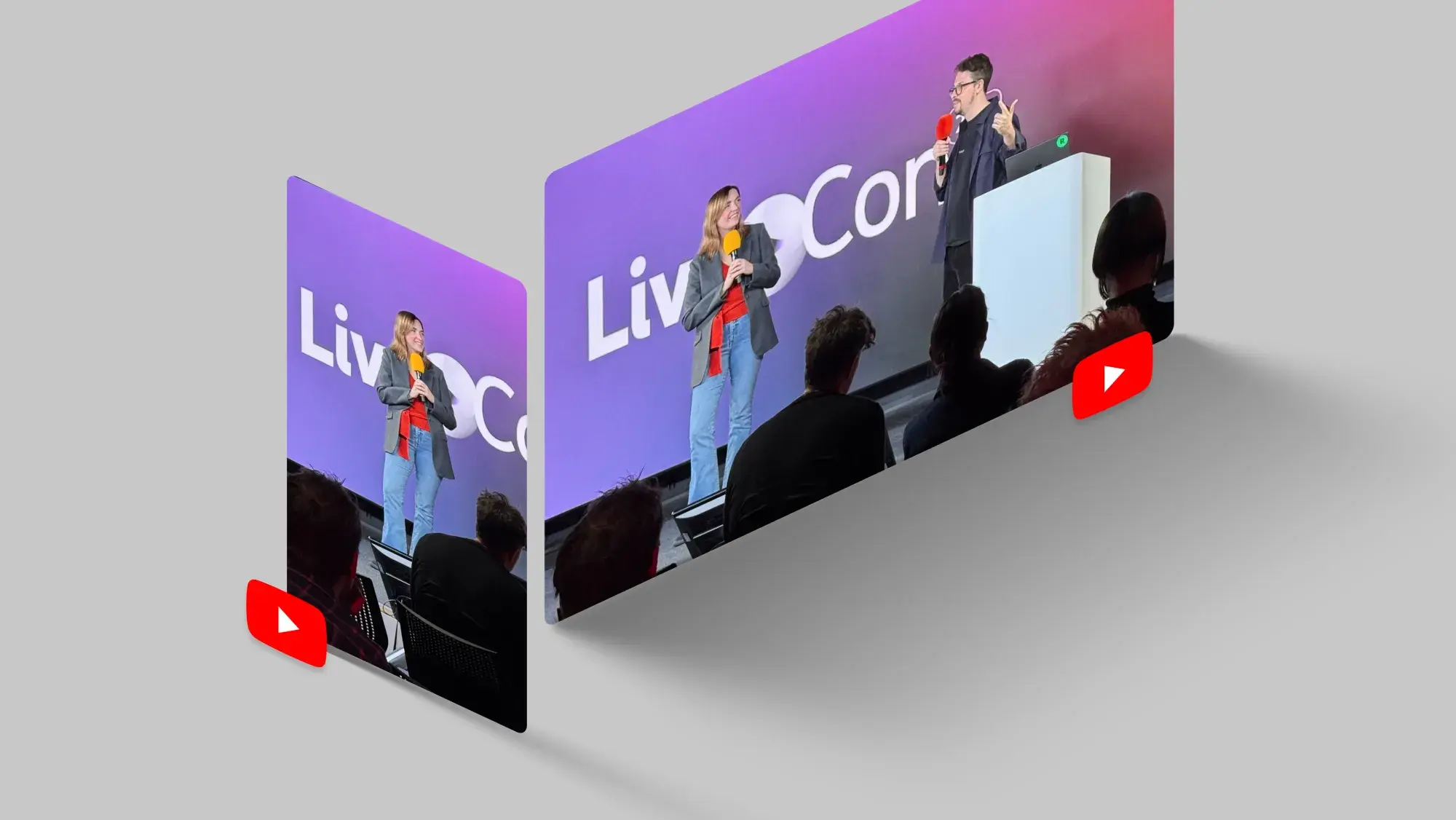 horizontal and vertical stream