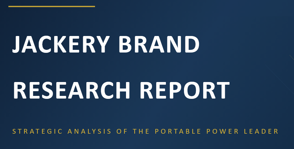 JACKERY BRAND RESEARCH REPORT