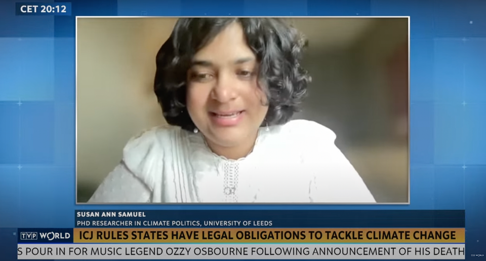 After ICJ advisory opinion reading at The Hague - Intervention at TVP WORLD covering Poland and Central Europe