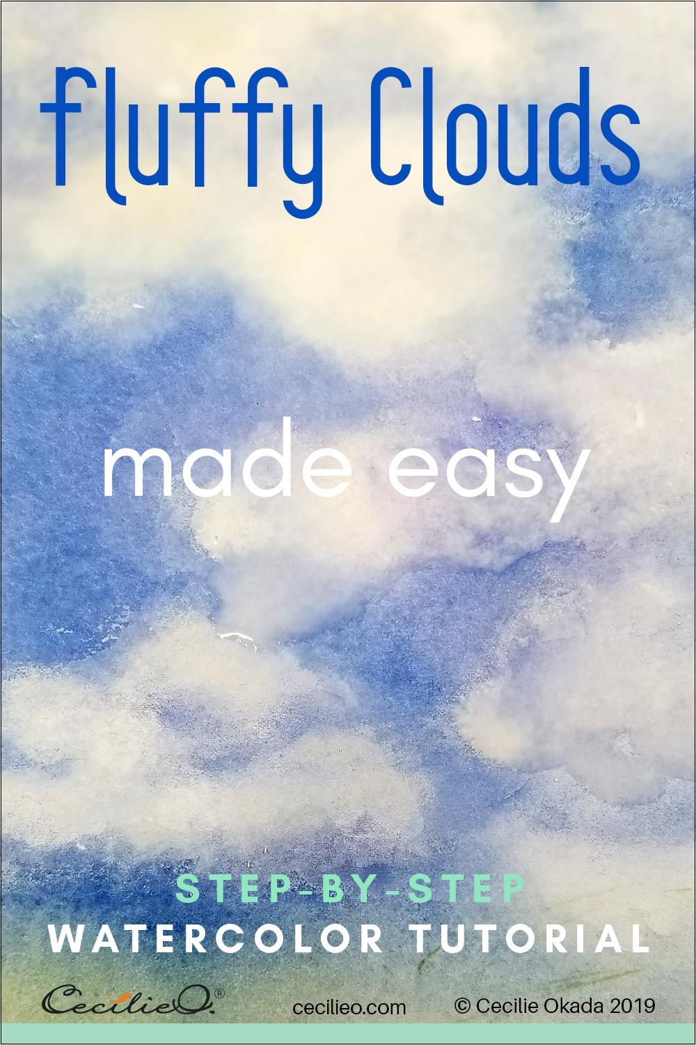 Discover How to Watercolor Clouds Post feature image