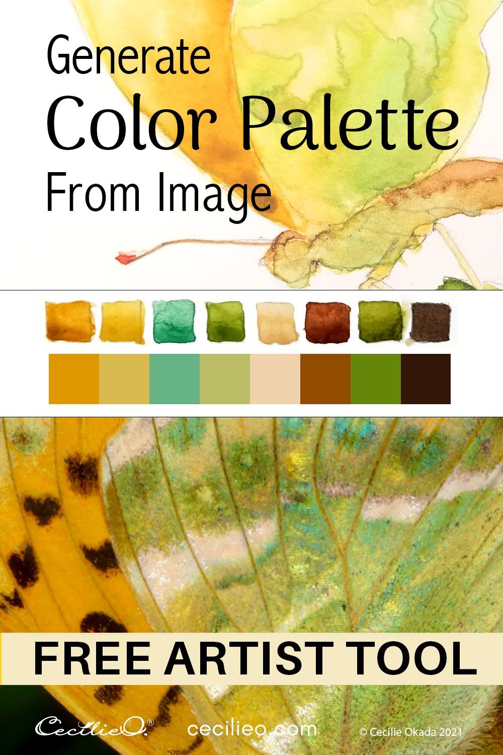 Free, Easy Artist Tool: Create a Color Palette From Image Post feature image