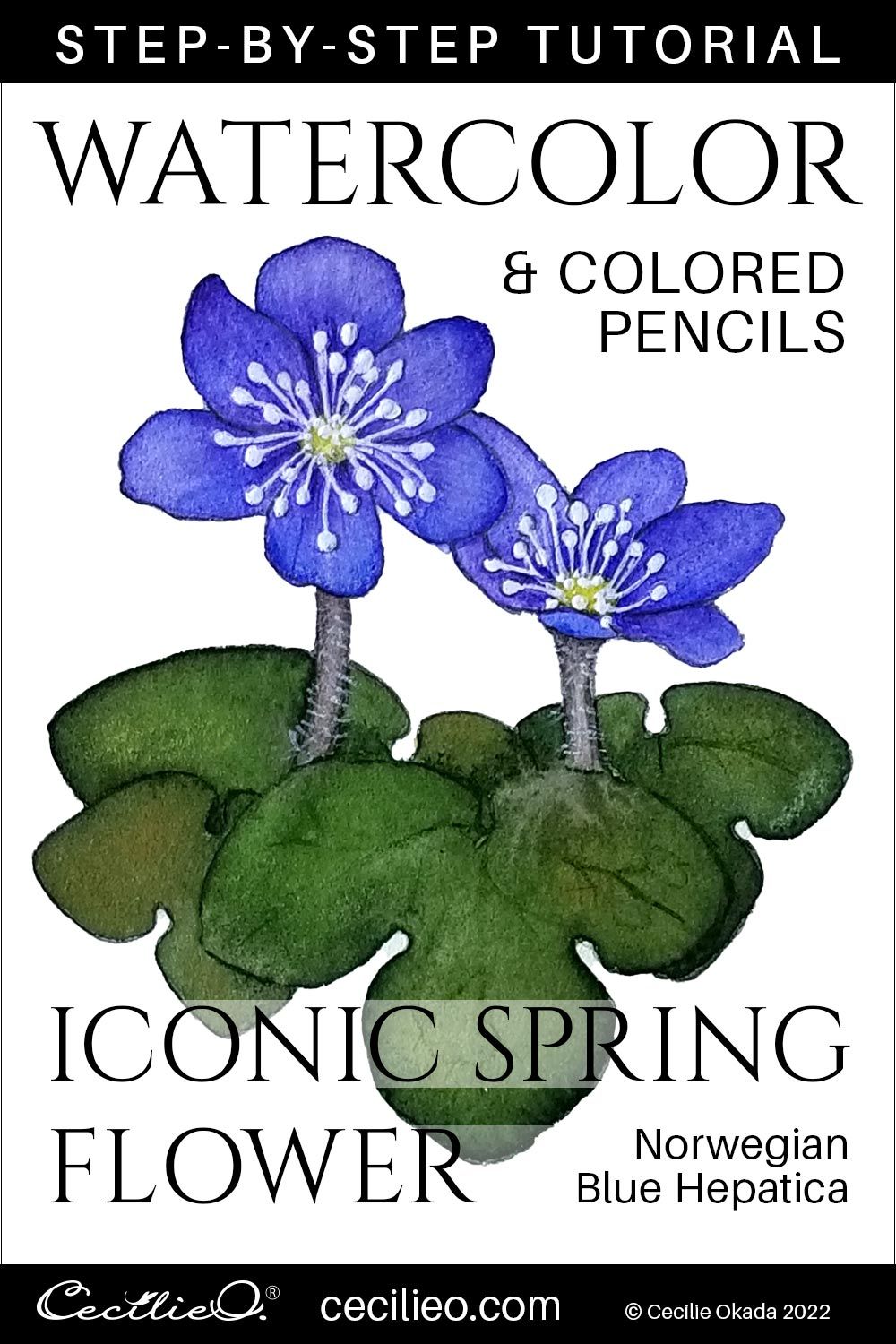 How to Watercolor an Iconic Spring Flower Post feature image