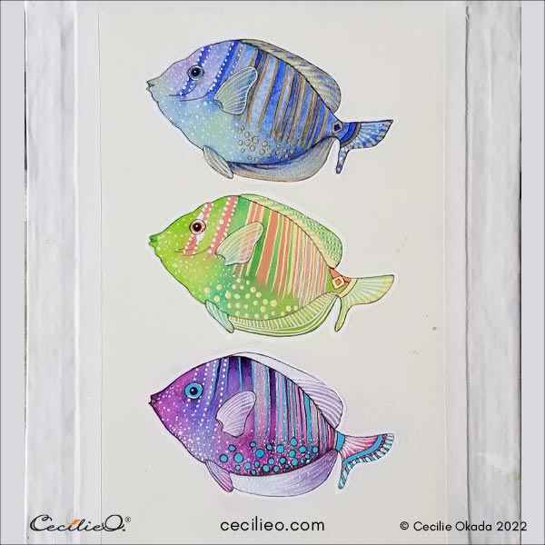 All three fish all done.