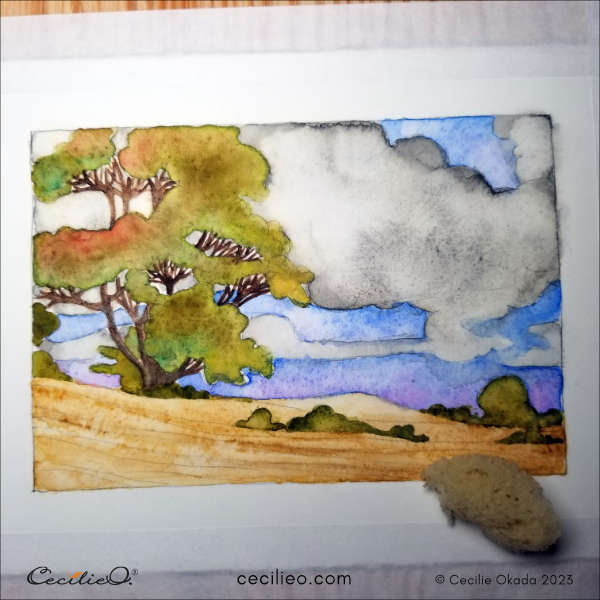 The clouds needed a bit more texture.