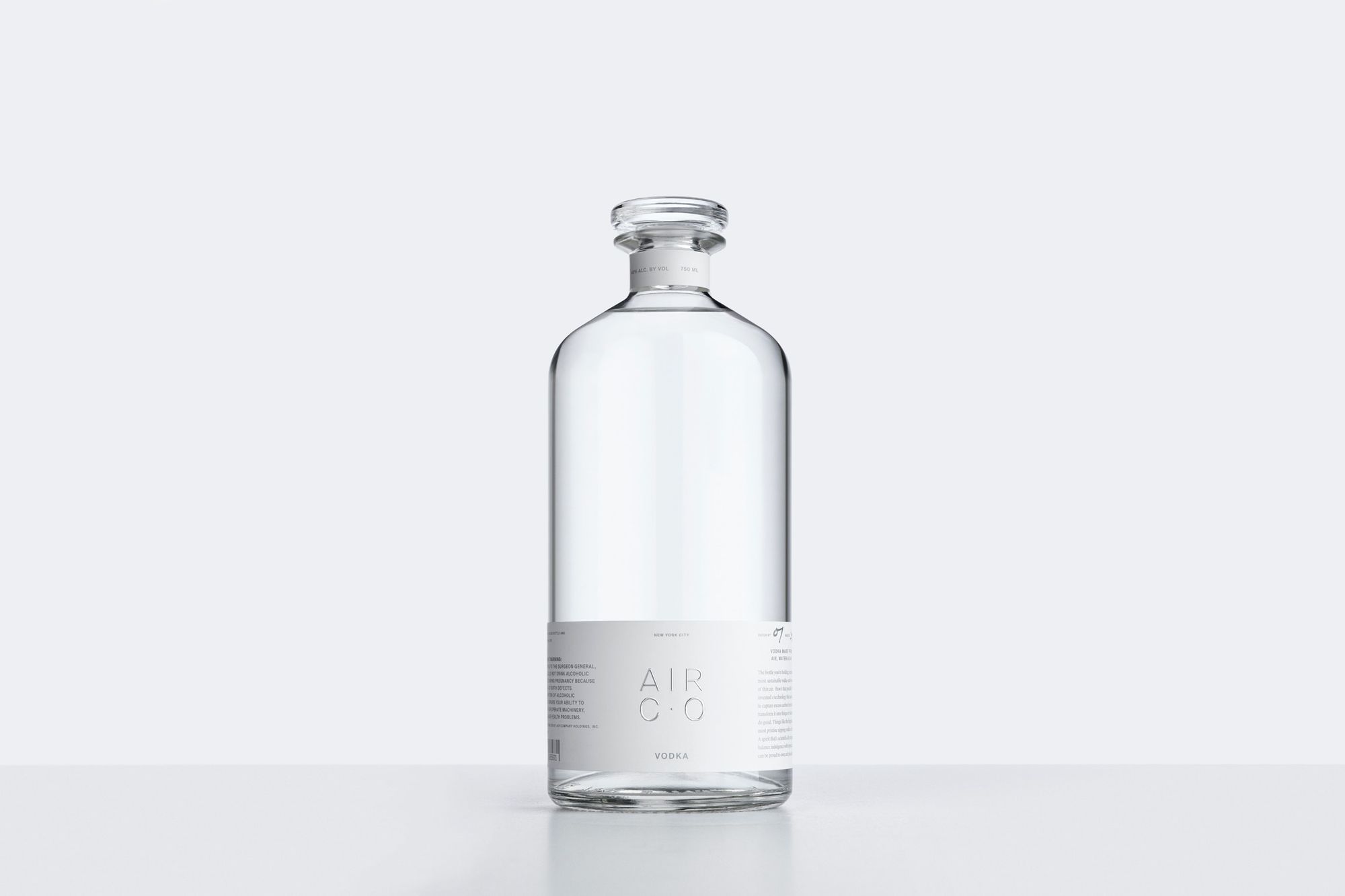 A carbon-negative vodka company makes its beverage literally out of thin air