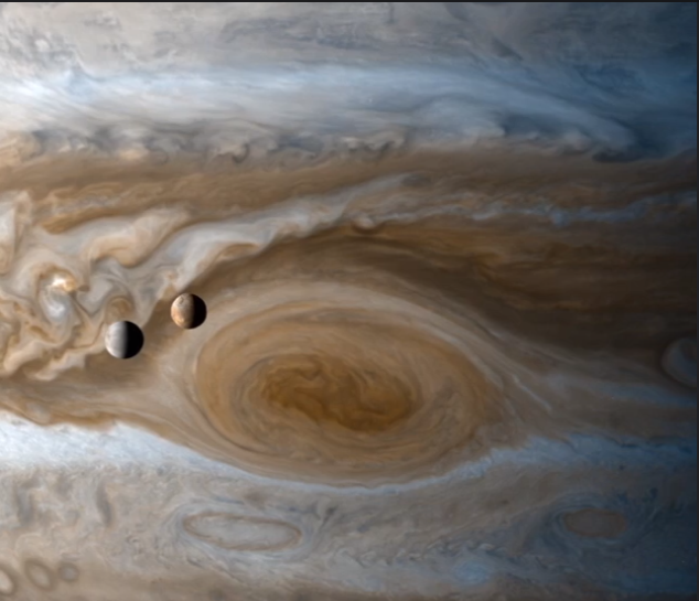 Stunning Imagery of Jupiter's Moons, Io and Europa, in Orbit