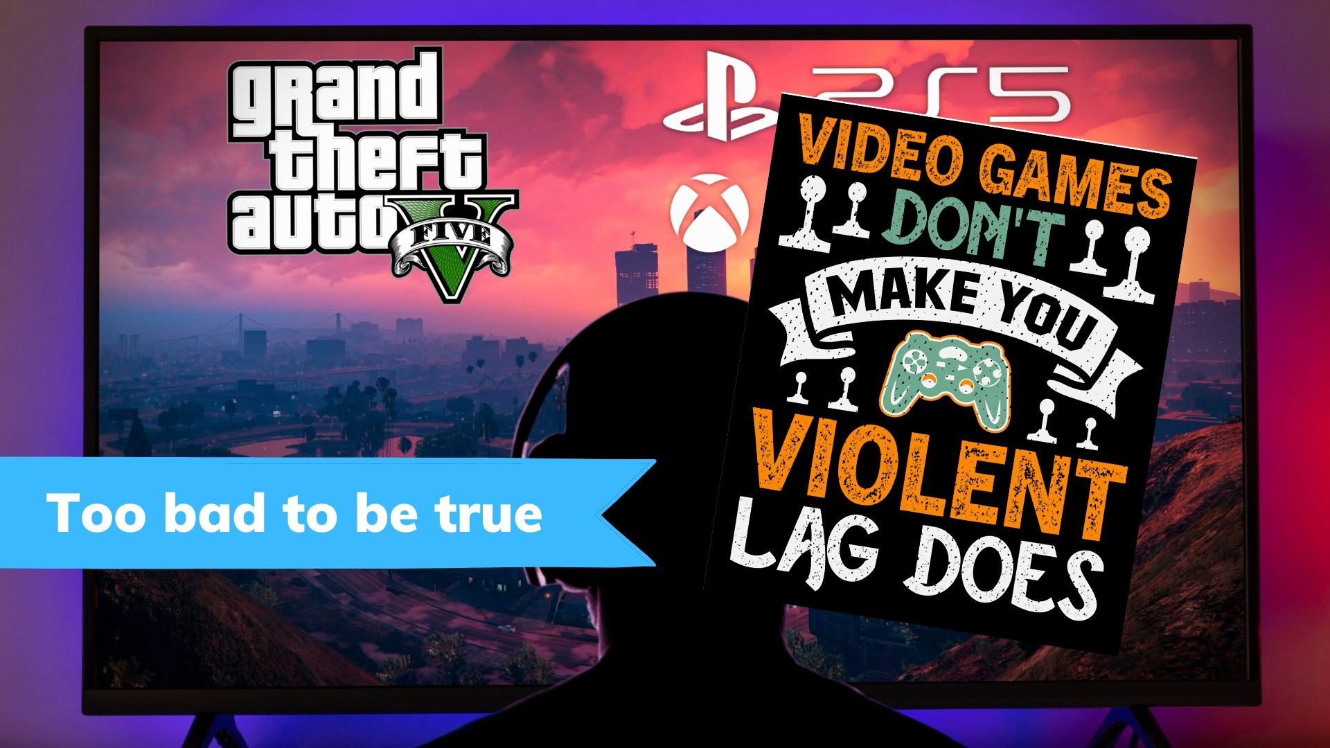 🎮 Violent video games don't make children aggressive