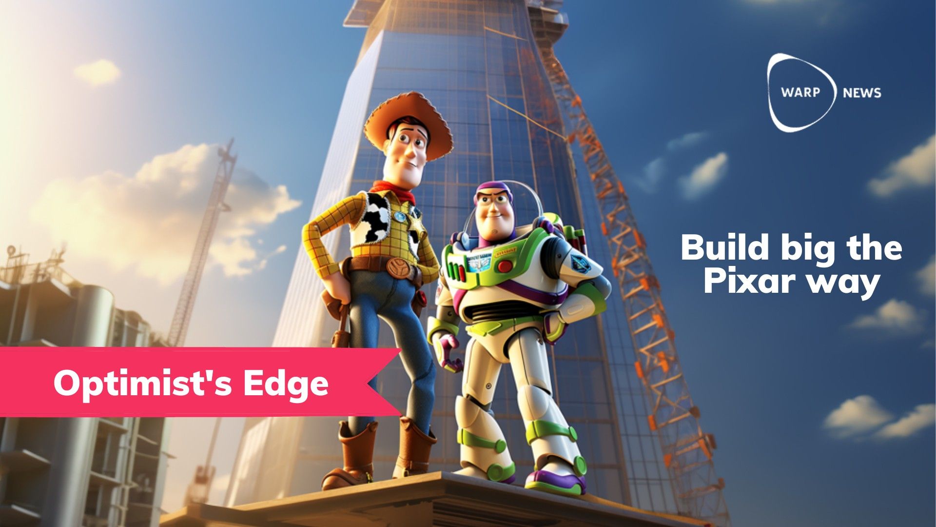 💡 Optimist's Edge: How large projects are completed on time and budget (learn from Pixar)