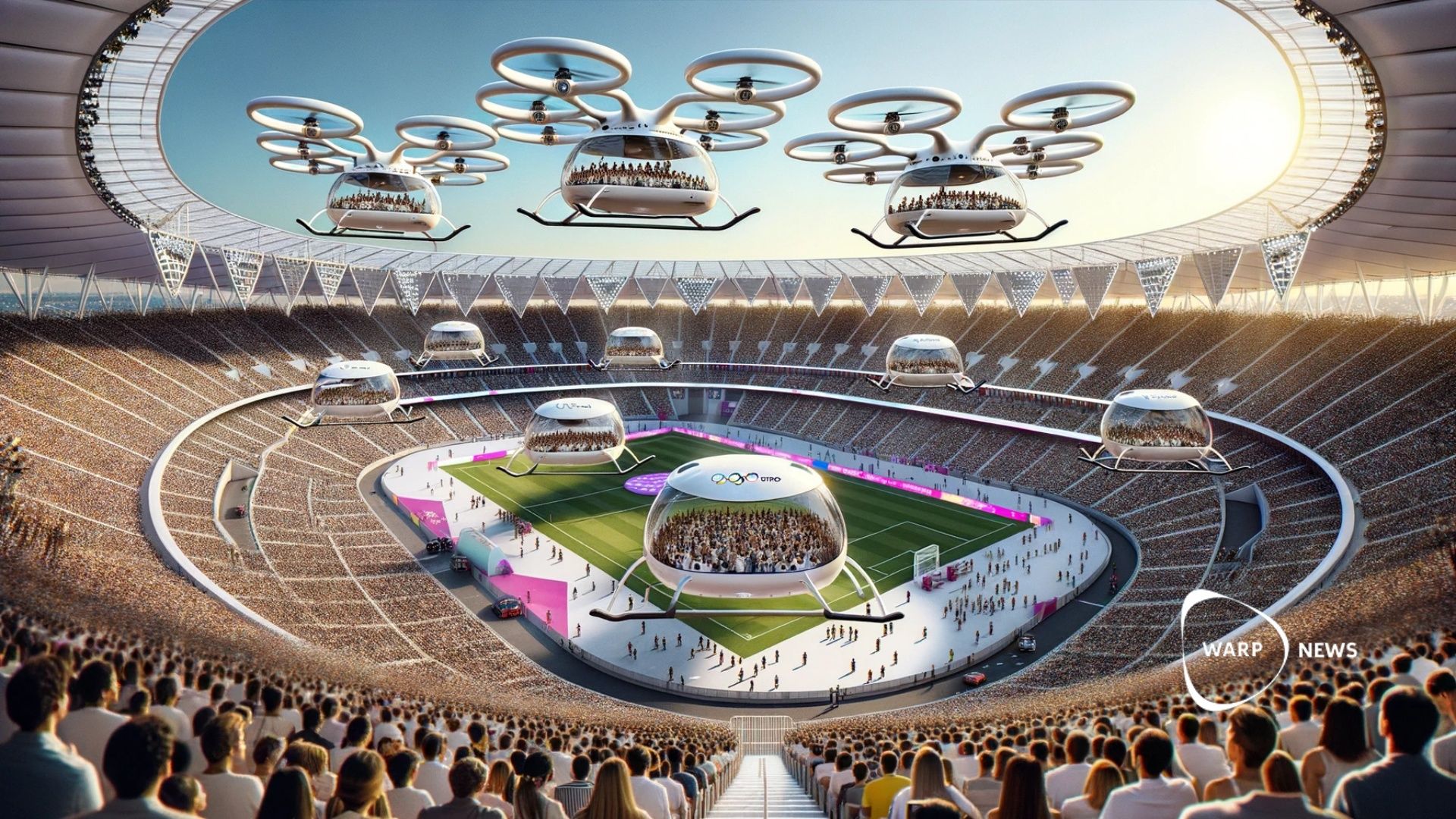 🚁 Electric air taxis to showcase at the Olympics