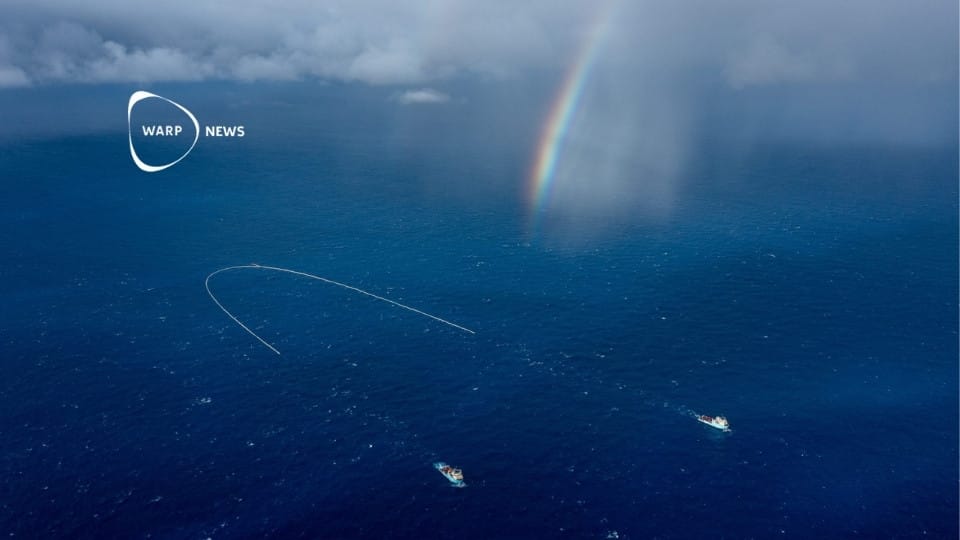 🚢 Plastic in the Pacific Ocean can be cleaned up in ten years, according to Ocean Cleanup
