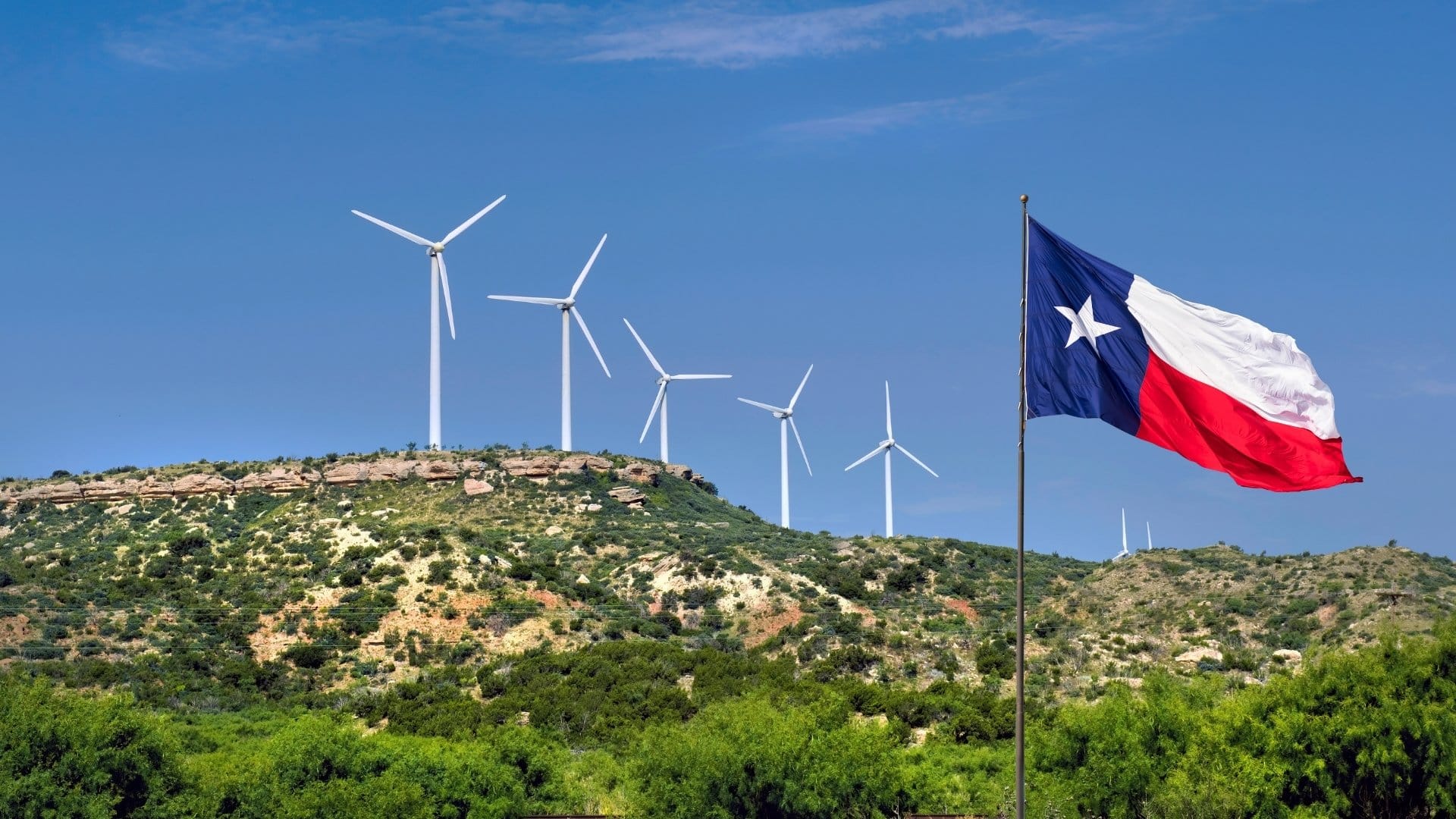 ⚡ Wind power is big in Texas – expected to double during 2025