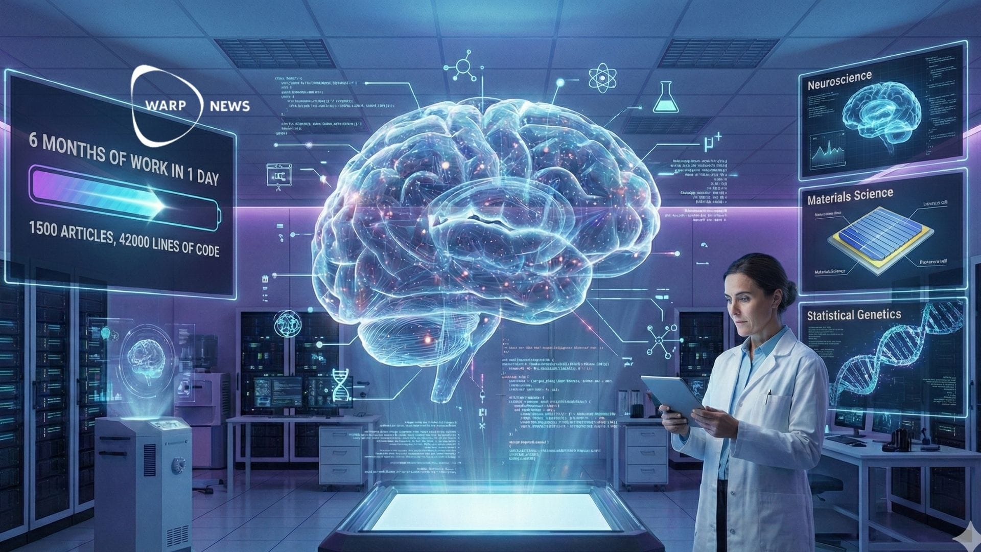 🦾 AI scientist performs six months of work in one day