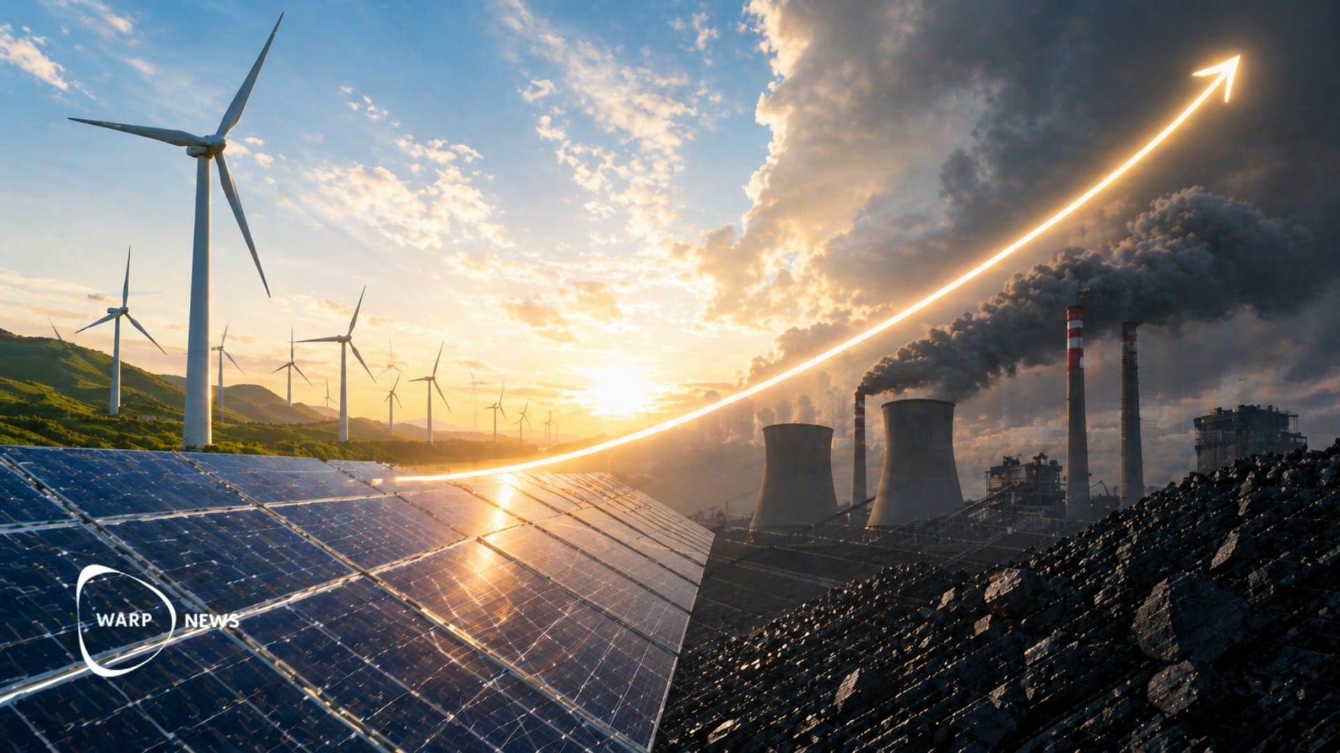 💡 Renewable electricity overtook coal as the world's largest power source in 2025