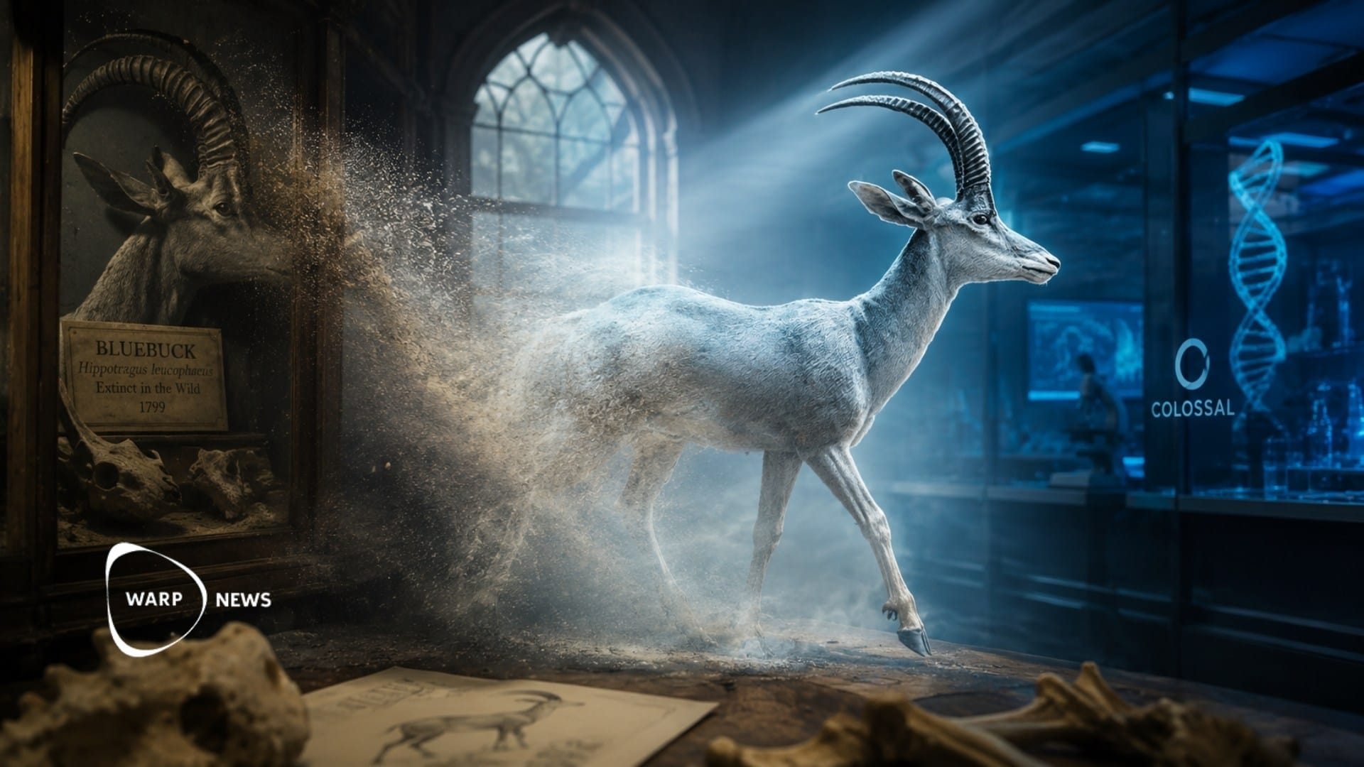 🧬 The bluebuck went extinct in 1799, now it is being de-extincted