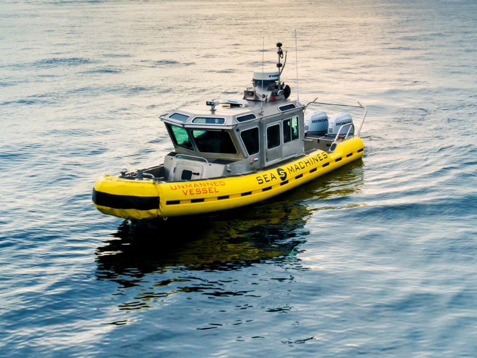 Autonomous oil spill boat can aid disaster mitigation without human crew onboard