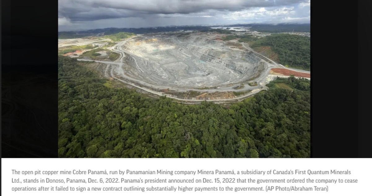 Contextualizing popular blowback to Canadian copper-mining in Panama, from 2011 to the protests of 2022