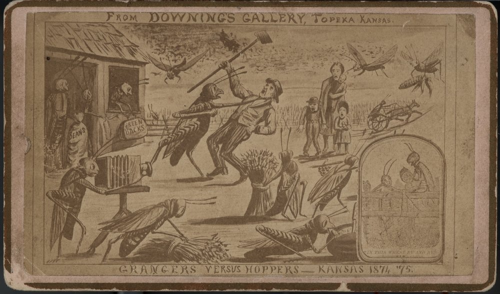 A"grasshopper army," relief for the "(un)deserving poor," nationalist marketeering, and disaster in the Plains: implications of the Rocky Mountain locust swarm of 1874