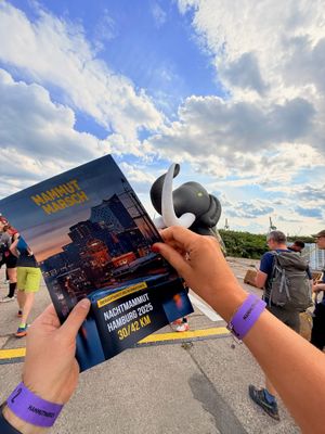 42 km, 8 Stunden, Hamburg bei Nacht. Oder: Wenn beim Nachtmammut 2025 nur Ankommen das Ziel ist #Mammutmarsch