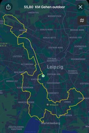 Rein in den Schmerz: 55 km Mammutmarsch in Leipzig