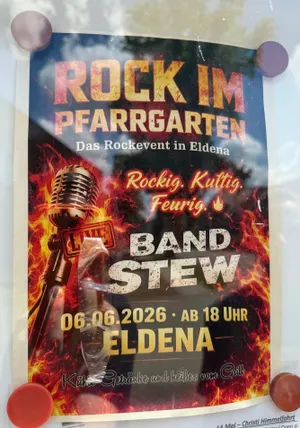 Rock im Pfarrgarten Eldena, oder: Manchmal sind die kleinsten Events eben doch die größten