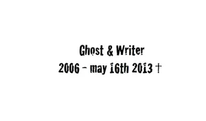 Ghost & Writer: Schluss. Aus. Ende. Vorbei.