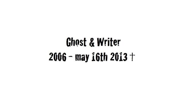 Ghost & Writer: Schluss. Aus. Ende. Vorbei.