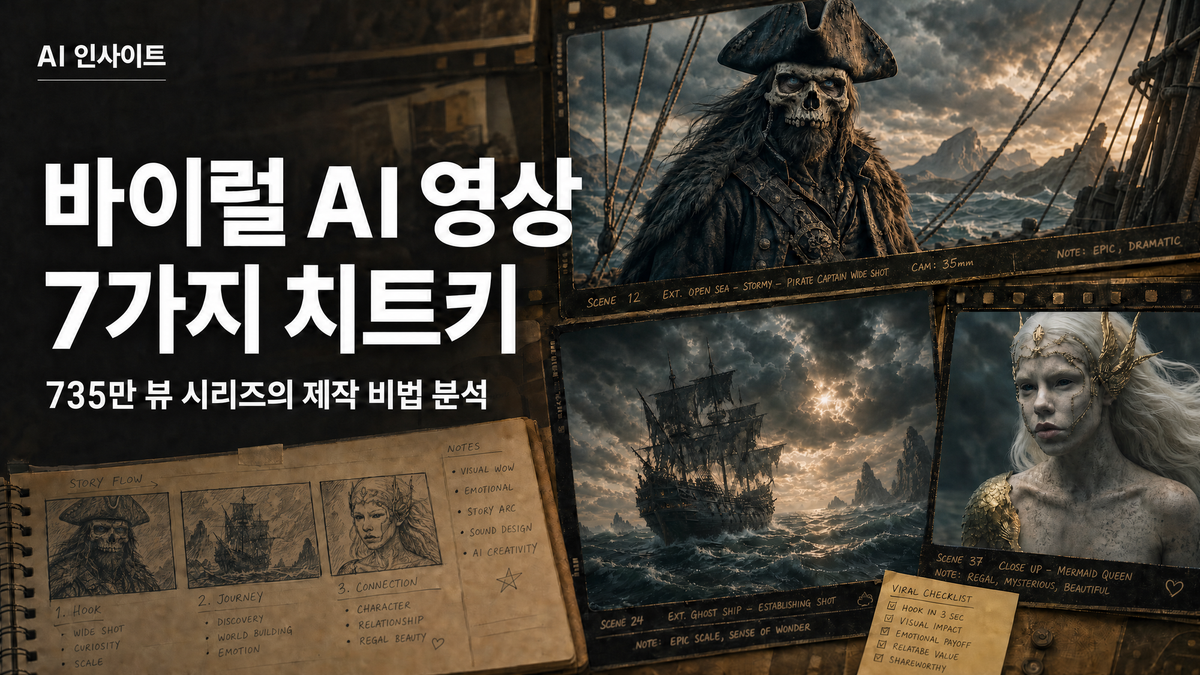 바이럴 AI 영상은 어떻게 만들어질까 — 해외 크리에이터의 7가지 AI 제작 기법 분석