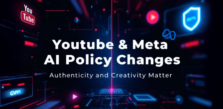 유튜브, 메타 'AI 영상' 금지? 정책 변경의 핵심은..