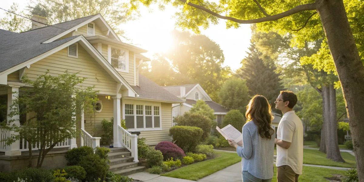 A couple reviews documents to get new homeowners insurance after a non-renewal.