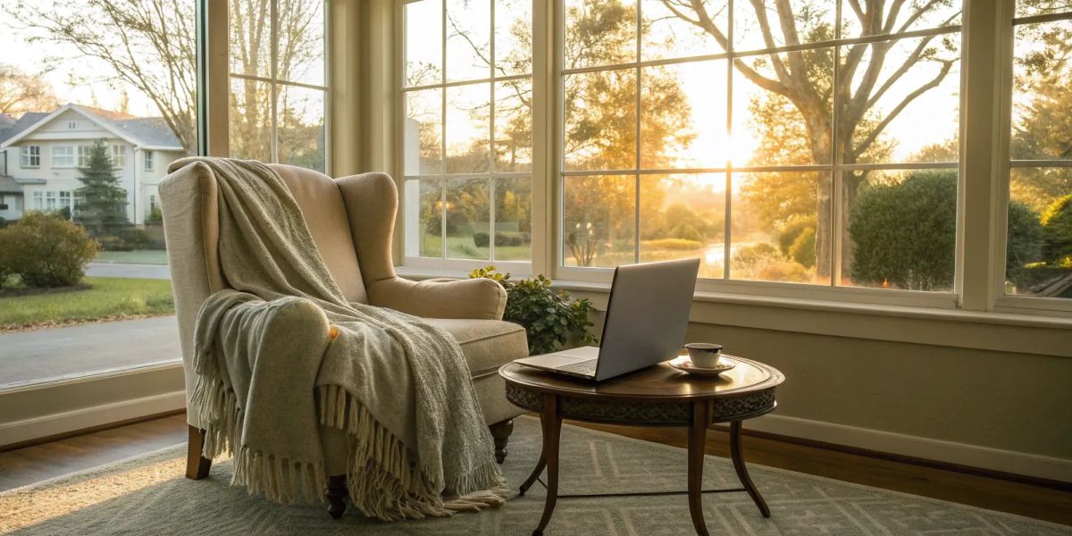 Comparing CA homeowners insurance options on a laptop with an online tool.