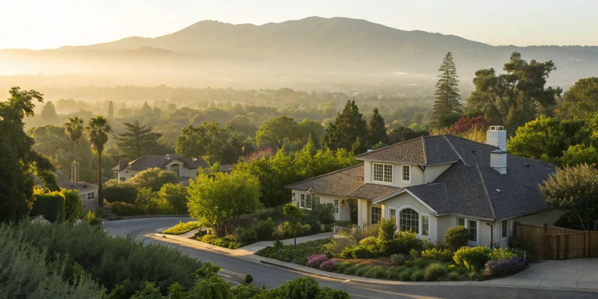 Find home insurance by ZIP code for a suburban house with a mountain view.
