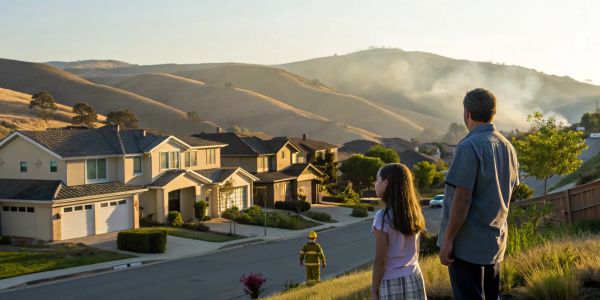 Wildfire risk near homes pushes customers to find new insurers and leave the CA FAIR Plan.