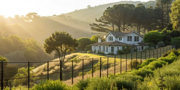 A California home in a high-risk area needing coverage from companies that take over FAIR Plan policies.