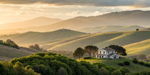 Finding homeowners insurers still operating in California for a house on a hillside.