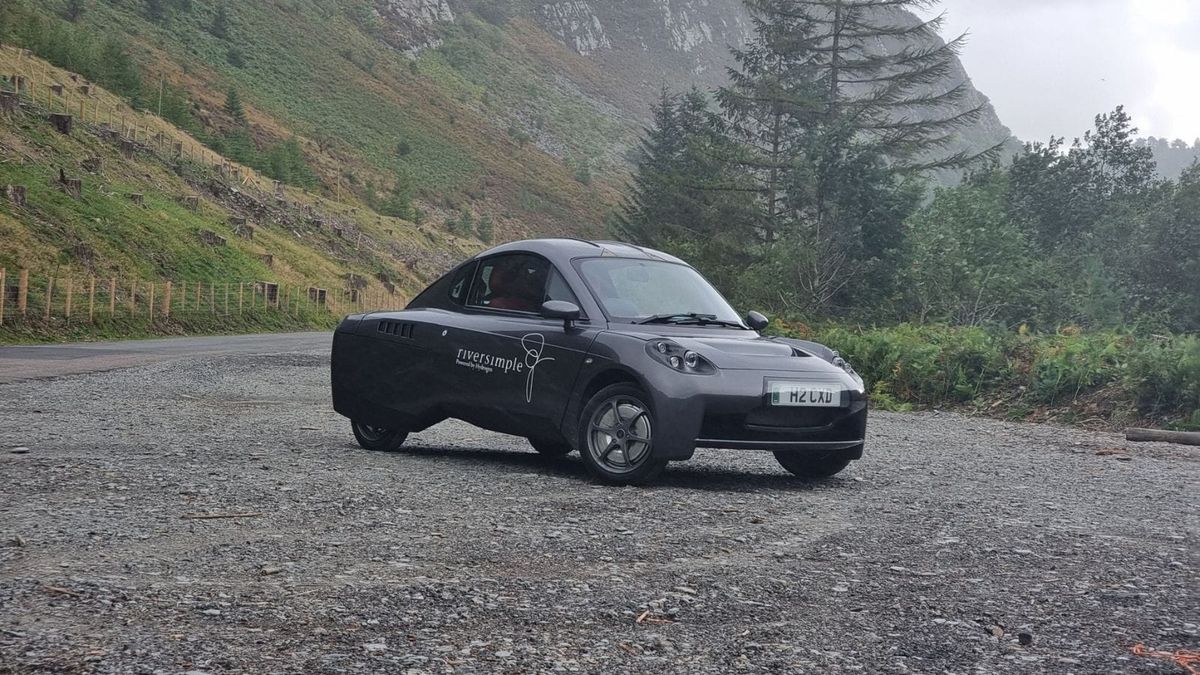 Riversimple Rasa hydrogen fuel cell sports car.