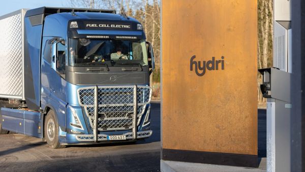 Hydri's 10th hydrogen refuelling station at Nyköpingsbro, completing Sweden's first connected truck network