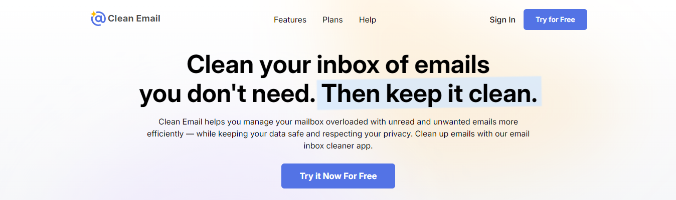 clean email - Email Management Tools