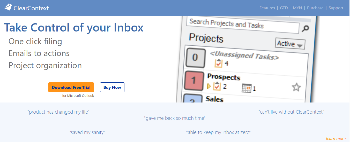 clear context - Email Overload