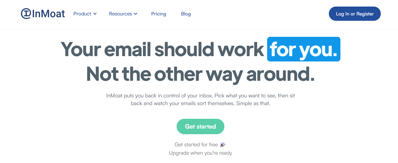 inmoat - How to Organize Email