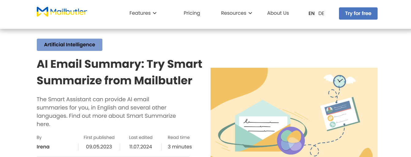mail butler - Best Email Organizer App