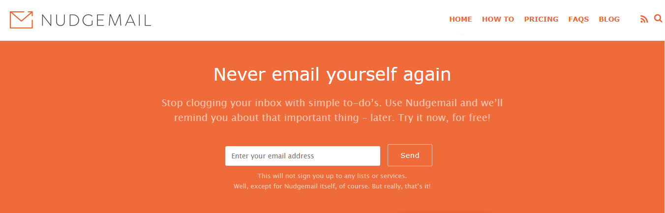 nudge mail - Inbox Zero Method