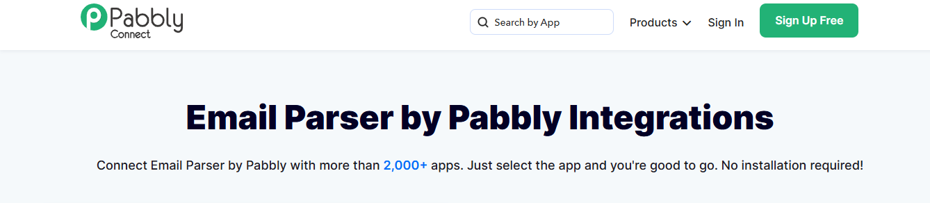 pabbly - Best Email Parser