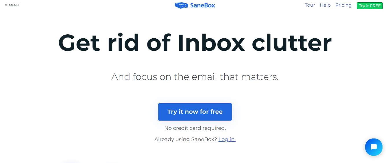 sane box - Email Summary