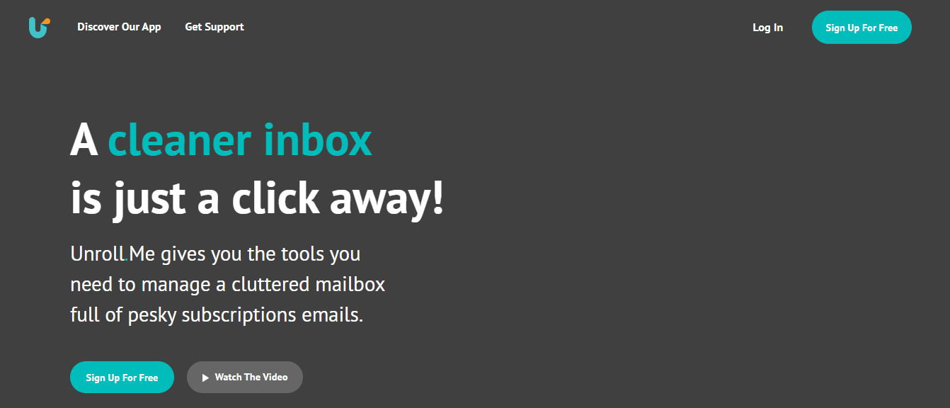 unroll me - Email Overload
