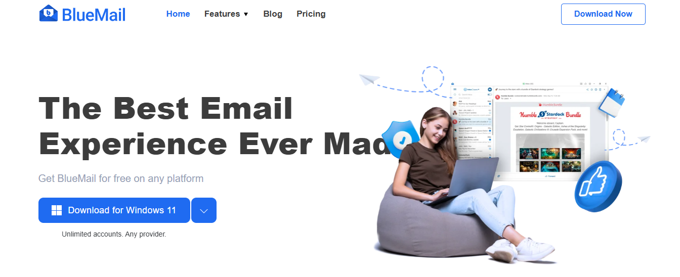 blue mail - Zoho Mail  Alternatives