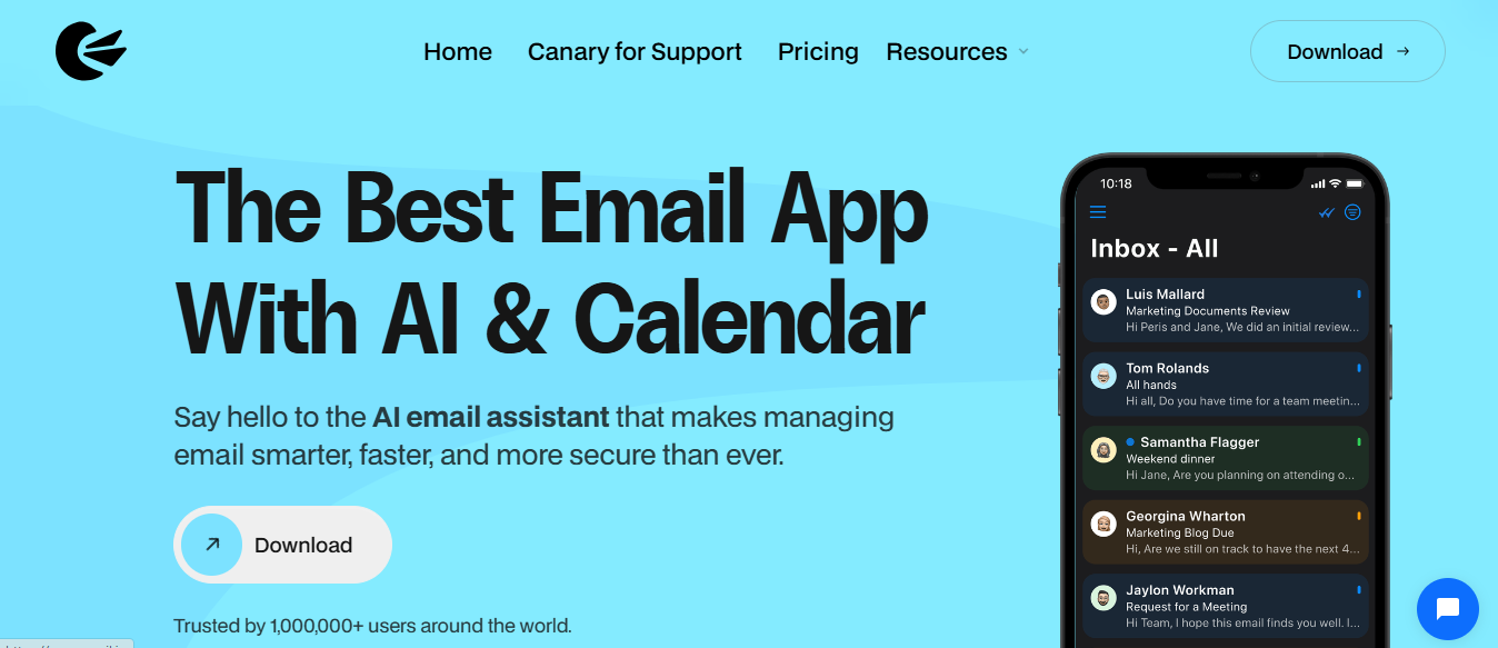 canary email - Outlook Alternatives
