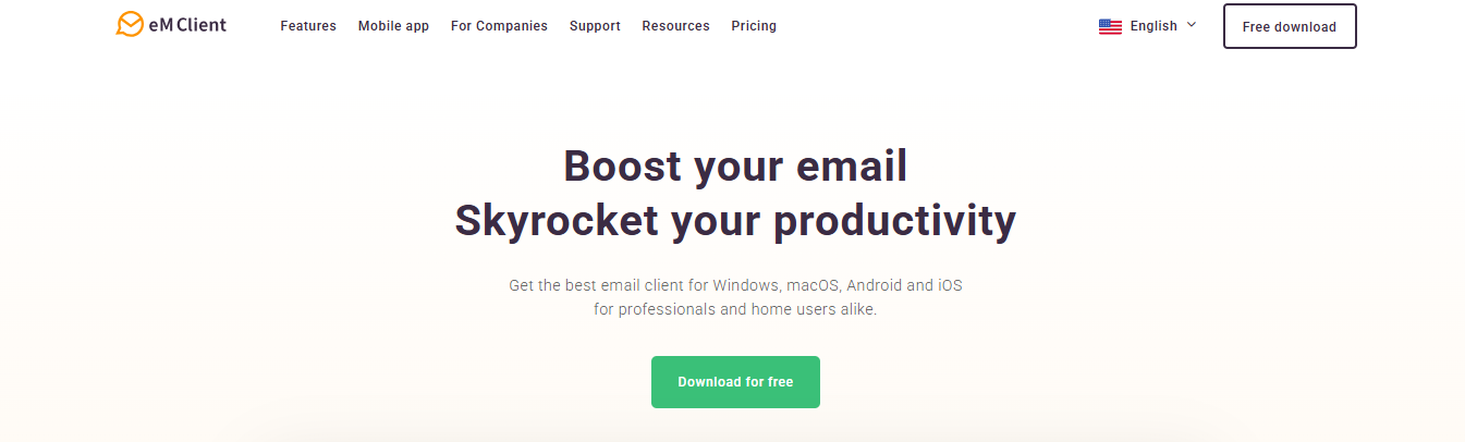 em client - Gmail Alternatives